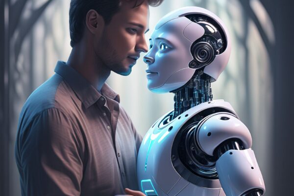 AI Chatbots: a kiss of love between AI and a real man