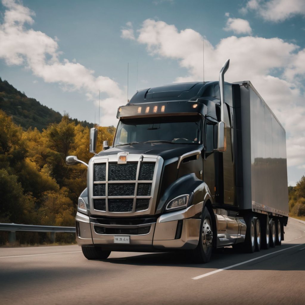 The Future of Transportation AI-driven truck